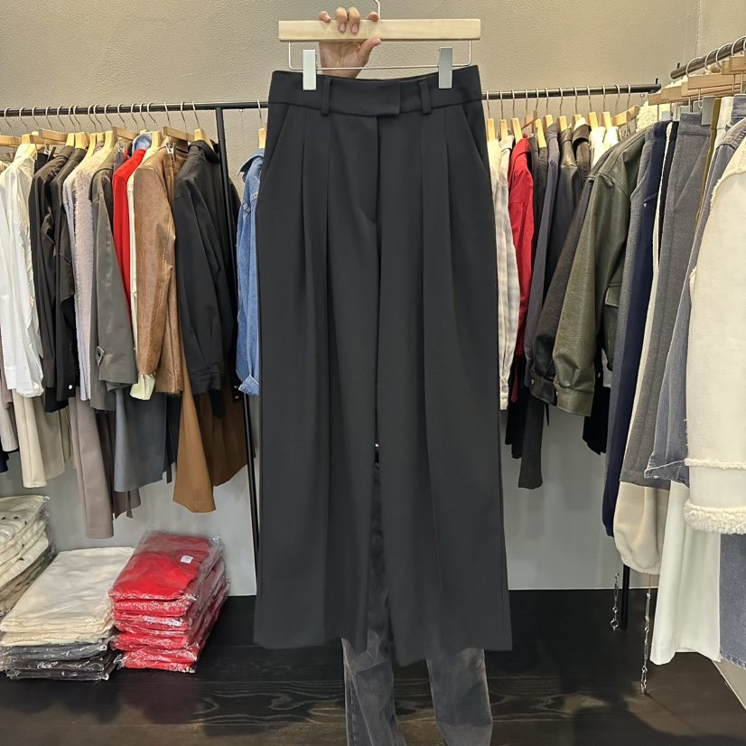 FLAMME TOIT東大門㊣實拍女士新品推薦時尚職業人氣休閑褲FLAMME TOIT休閑褲圖色3