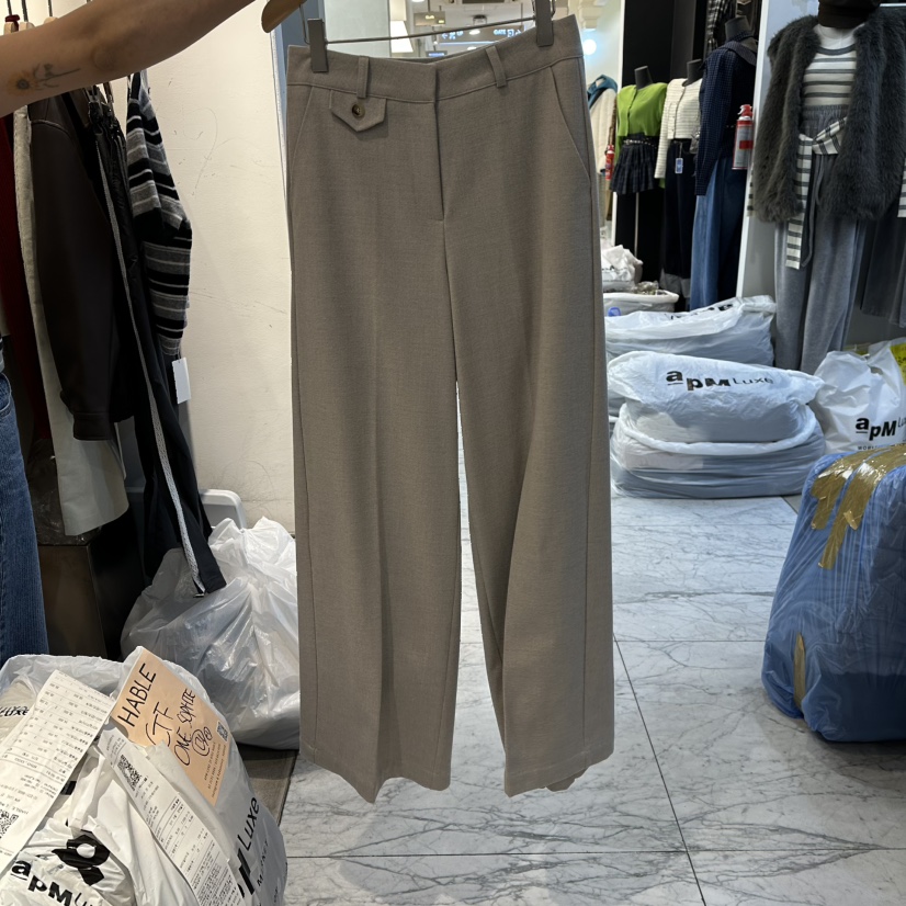 HABLE韓國直郵㊣女士新品推薦人氣職業真品熱賣時尚休閑休閑褲HABLE休閑褲圖色1