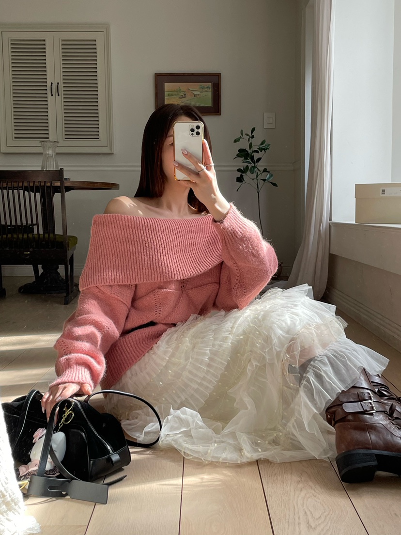 JOURNEY東大門㊣直郵女裝新款人氣25秋冬職業推薦真品針織衫JOURNEY針織衫