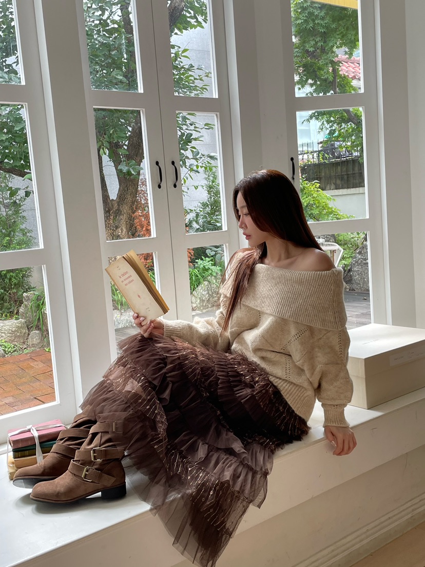 JOURNEY東大門㊣直郵女裝新款人氣25秋冬職業推薦真品針織衫JOURNEY針織衫