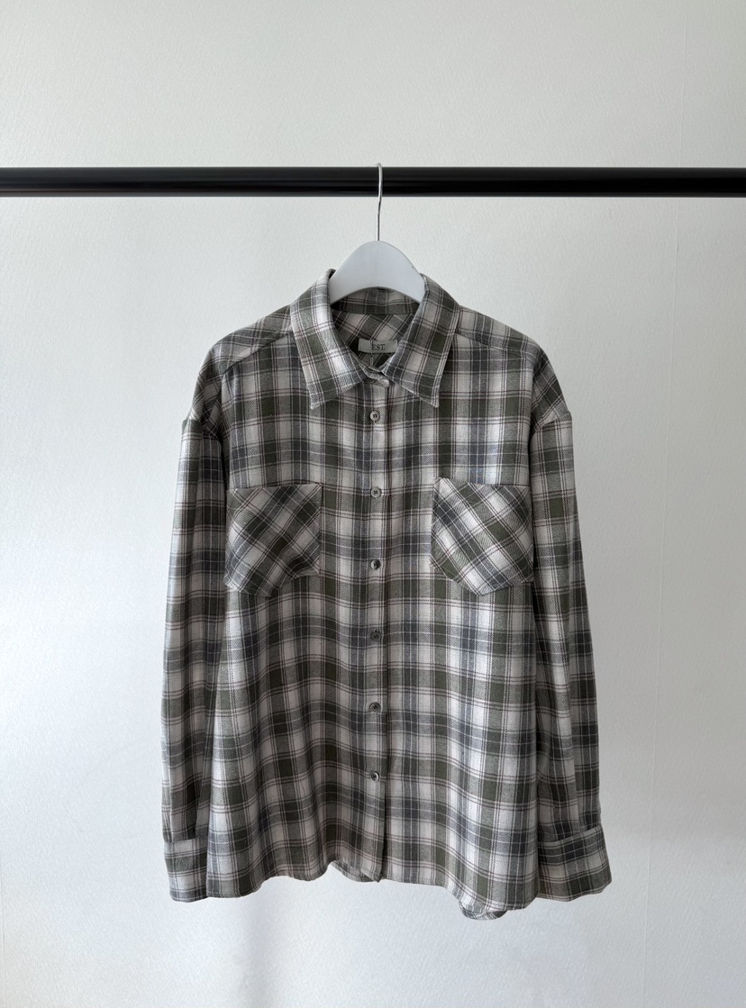 EST東大門㊣代購女士新款25秋冬人氣推薦休閑熱賣襯衫蕾絲衫EST_襯衫/蕾絲衫圖色2