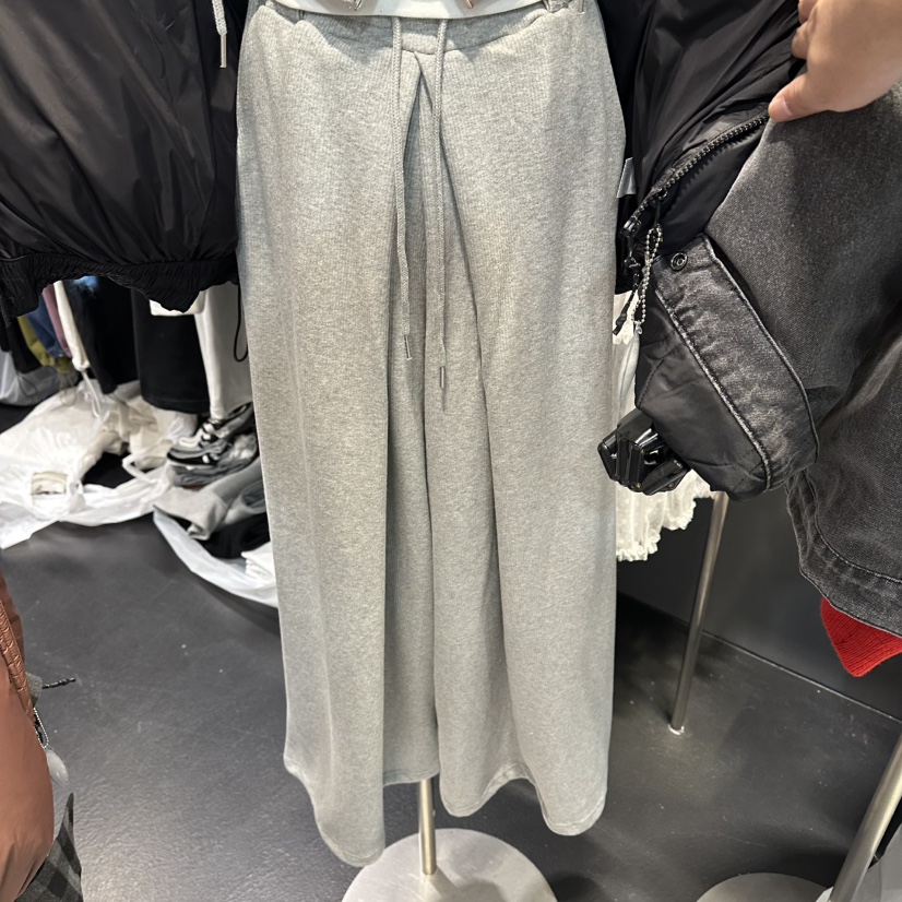 EL BOSQUE東大門㊣代購女裝新品推薦休閑25秋冬休閑褲羊毛羅紋EL BOSQUE休閑褲圖色2