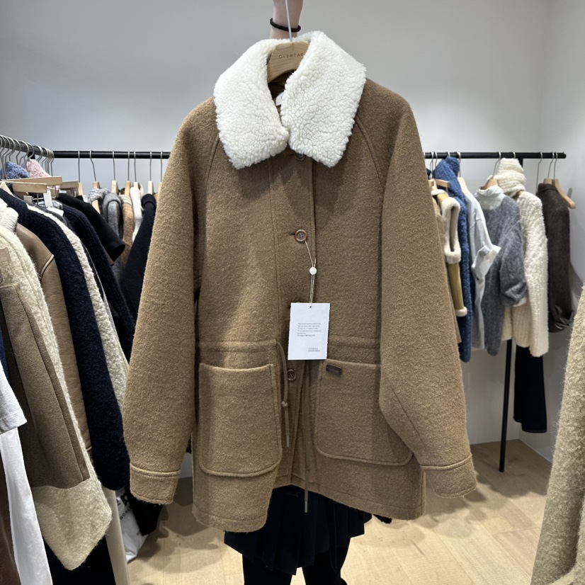 OVERTAKE東大門㊣實拍女士新品熱賣25秋冬人氣時尚推薦夾克OVERTAKE夾克圖色2