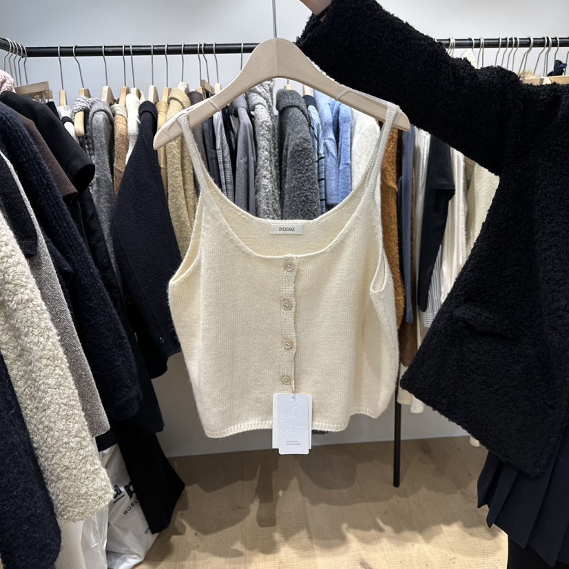 OVERTAKE東大門㊣直郵女士新品休閑25秋冬馬甲不含內搭浣熊OVERTAKE馬甲