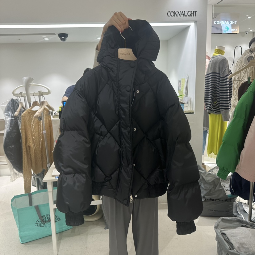 DAILYJUD東大門㊣實拍女士新品真品推薦25秋冬短款羽絨服鴨絨CONNAUGHT短款羽絨服圖色2
