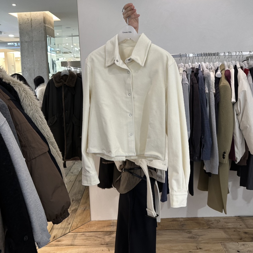 CREAM VILLA東大門㊣實拍女裝新款職業夾克CREAMVILLA夾克圖色1