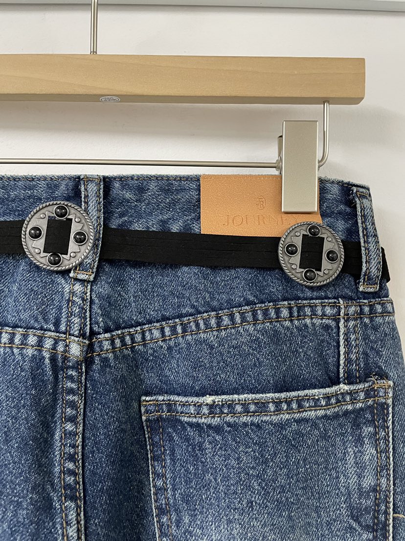 JOURNEY東大門㊣直郵女士新品人氣時尚真品牛仔褲不含腰帶寬松JOURNEY牛仔褲