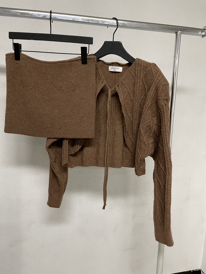 JOURNEY東大門㊣實拍女士新款25秋冬推薦休閑真品時尚套裝套裝JOURNEY套裝圖色2