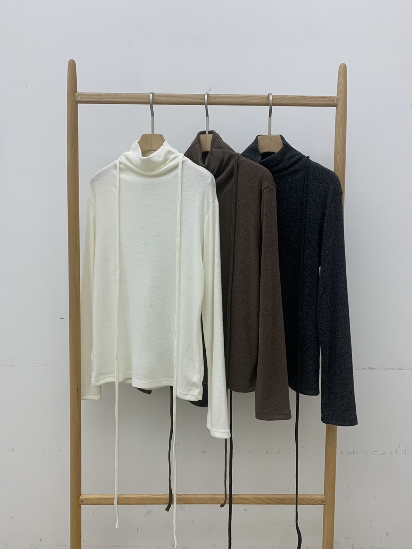 B_GARDER韓國代購㊣女士新品時尚25秋冬職業推薦真品長袖T恤B.GARDER長袖T恤