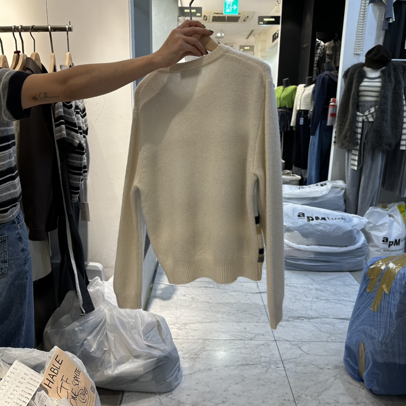 HABLE東大門㊣實拍女裝新款職業真品時尚人氣25秋冬針織衫開衫HABLE針織衫