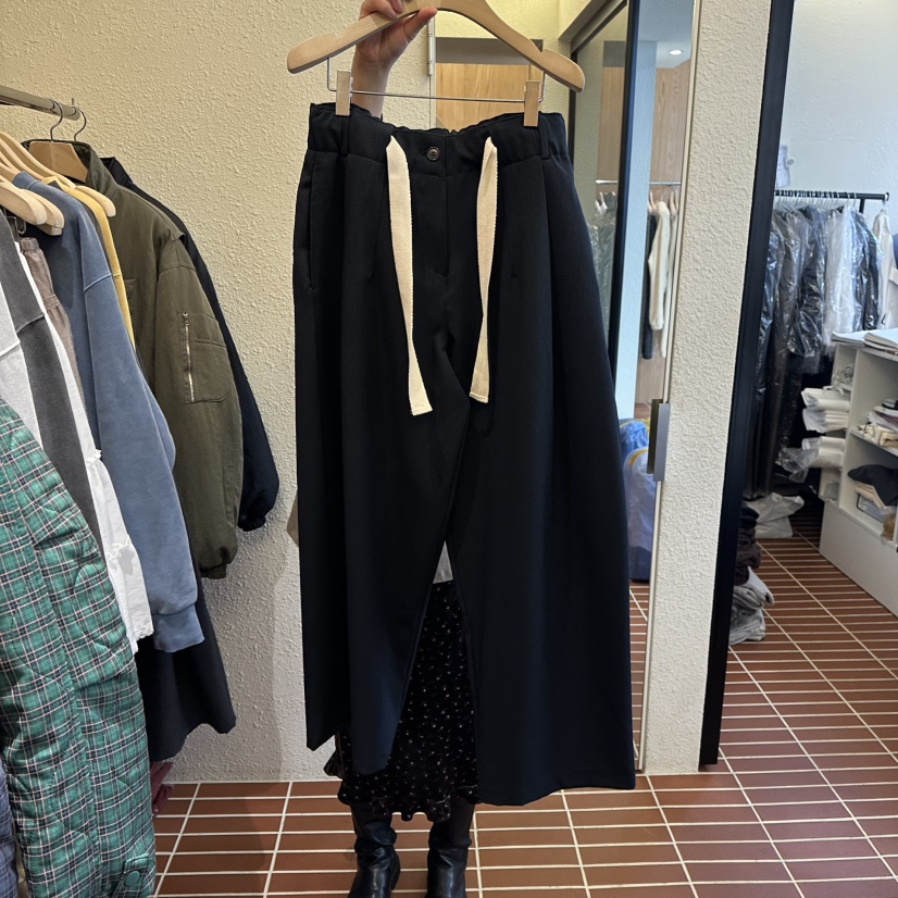 CHOI-L韓國代購㊣女士新款職業休閑25秋冬人氣真品時尚休閑褲CHOI休閑褲圖色2