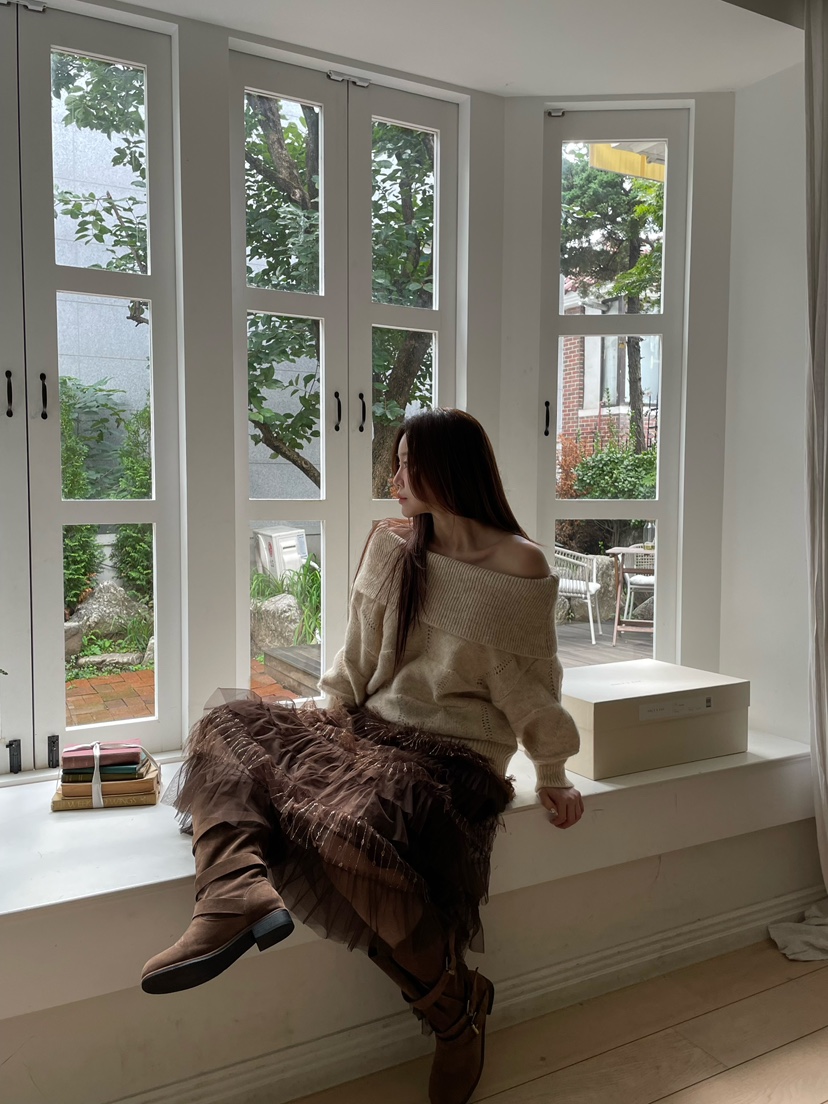 JOURNEY東大門㊣代購女裝新品熱賣休閑25秋冬職業人氣時尚長裙JOURNEY長裙