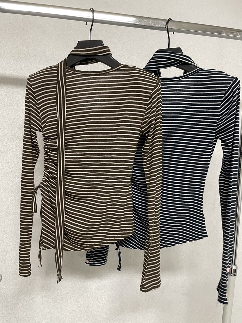 JOURNEY東大門㊣實拍女士新款熱賣人氣時尚真品長袖T恤含脖帶JOURNEY長袖T恤