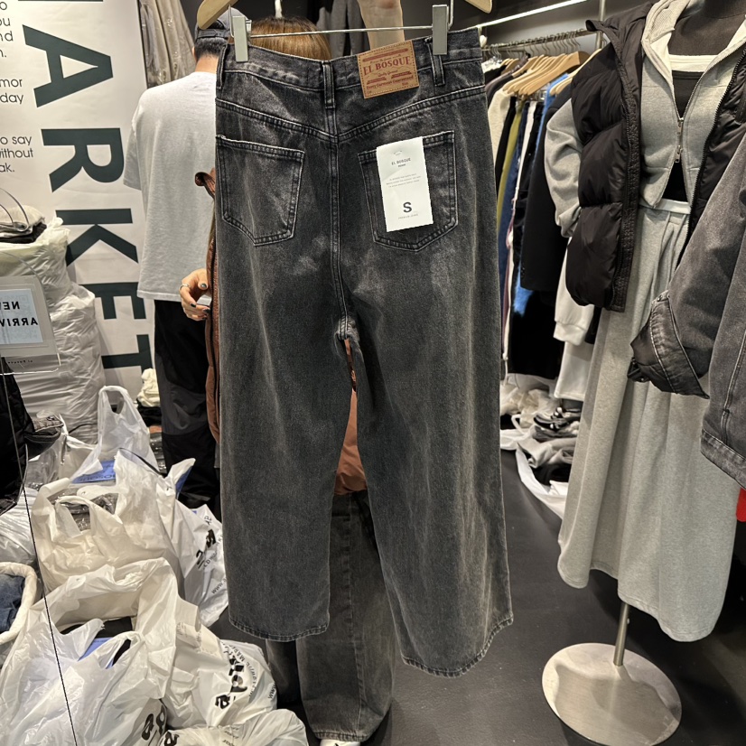 EL BOSQUE東大門㊣直郵女士新品休閑時尚真品人氣熱賣牛仔褲EL BOSQUE牛仔褲