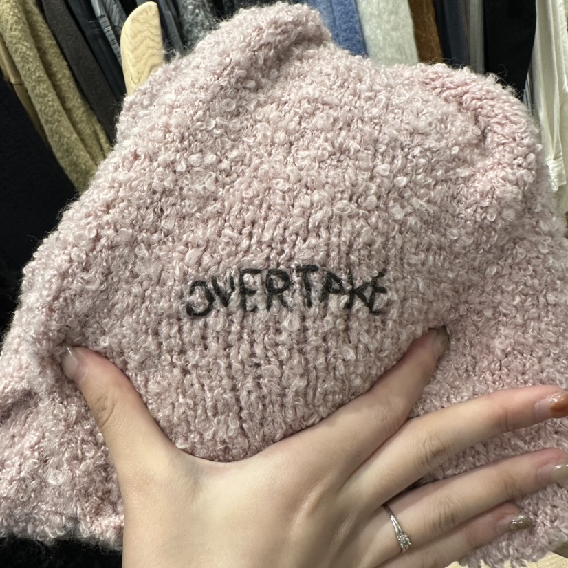 OVERTAKE東大門㊣直郵女裝新品時尚25秋冬圍巾披肩手工刺繡圍巾OVERTAKE圍巾/披肩