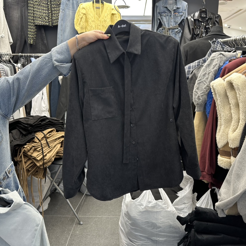 A-DEL東大門㊣直郵女士新款時尚熱賣職業休閑人氣襯衫蕾絲衫A-DEL襯衫/蕾絲衫圖色2