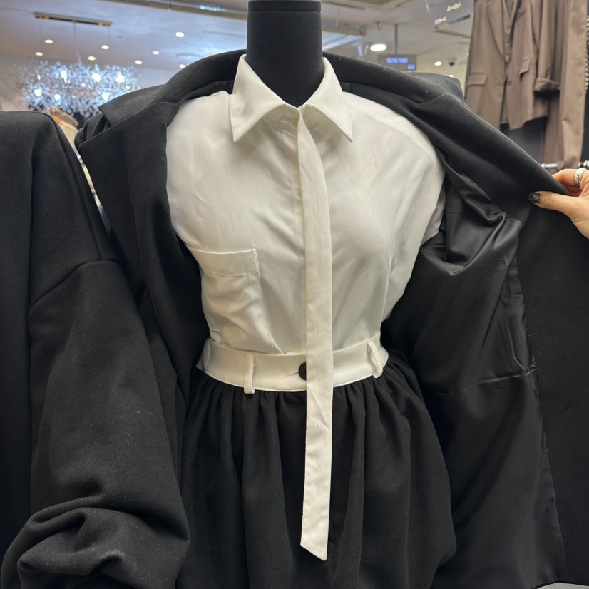 A-DEL東大門㊣直郵女士新款時尚熱賣職業休閑人氣襯衫蕾絲衫A-DEL襯衫/蕾絲衫圖色3