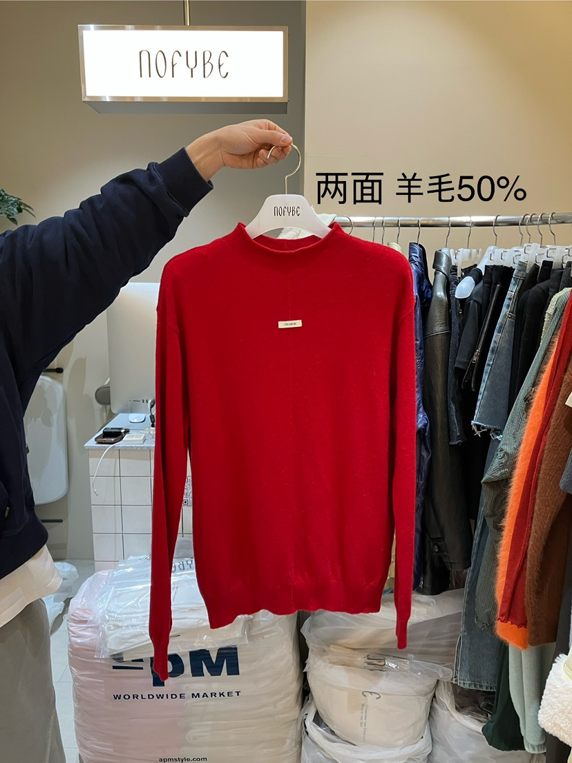 NOFYBE東大門㊣代購女士新款推薦25秋冬真品職業休閑針織衫NOFYBE針織衫圖色1