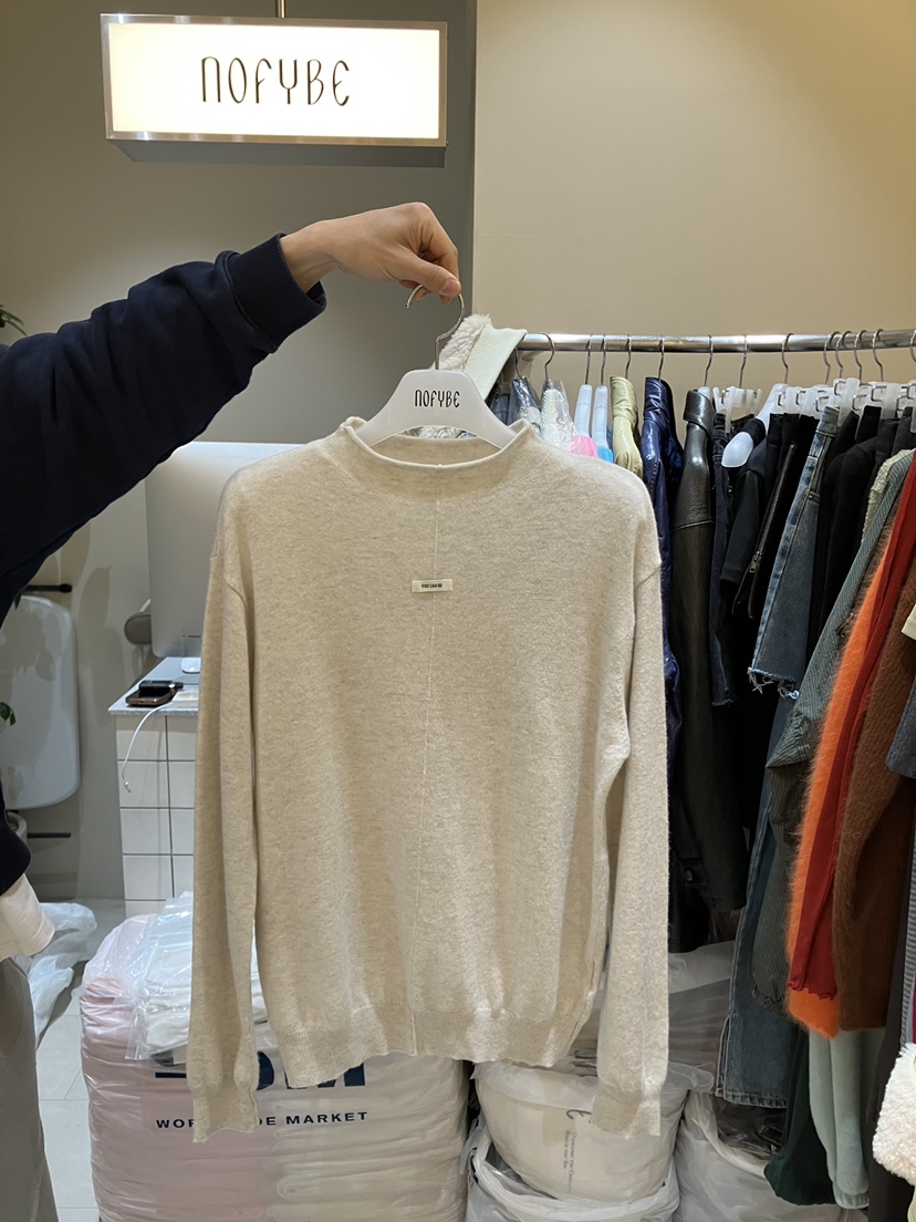 NOFYBE東大門㊣代購女士新款推薦25秋冬真品職業休閑針織衫NOFYBE針織衫圖色2