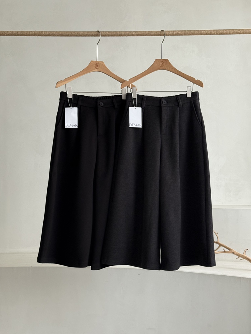 DEMAR韓國代購㊣女士新款真品熱賣25秋冬休閑褲不含腰帶流蘇DEMAR休閑褲