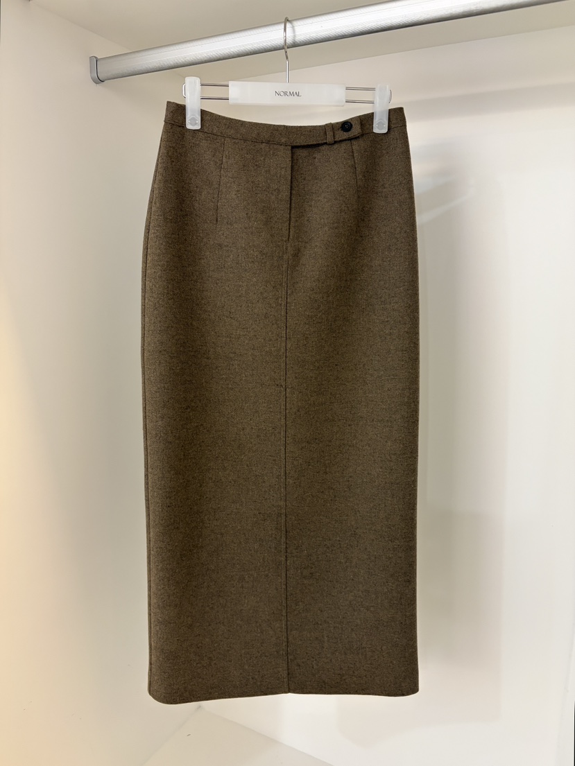 NORMAL東大門㊣代購女士新品職業25秋冬推薦人氣休閑時尚長裙NORMAL長裙圖色1