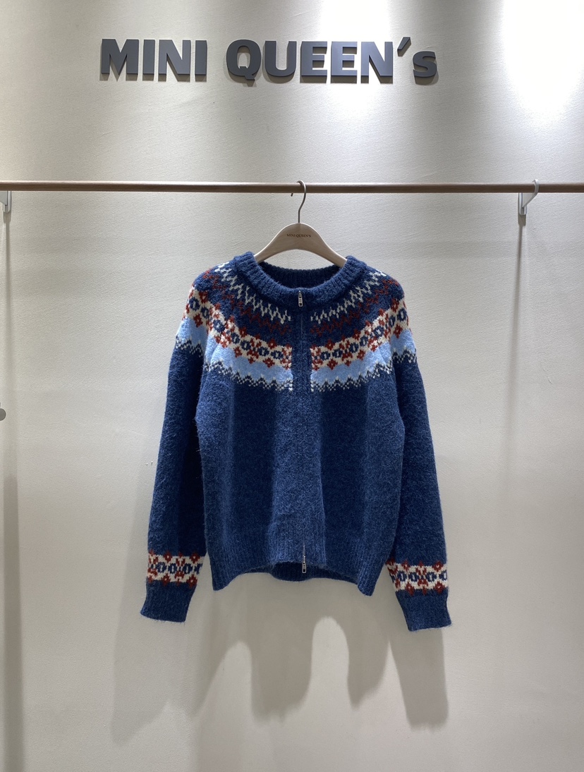 MINIQUEENS東大門㊣實拍女裝新品真品推薦時尚休閑職業毛衣MINIQUEENS毛衣圖色3