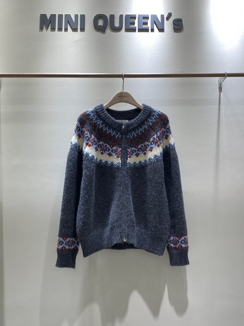 MINIQUEENS東大門㊣實拍女裝新品真品推薦時尚休閑職業毛衣MINIQUEENS毛衣圖色4