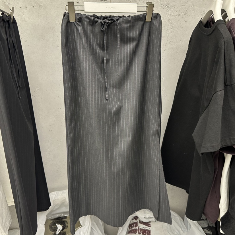 SIXTEEN韓國直郵㊣女士新款真品時尚推薦職業25秋冬熱賣長裙SIXTEEN長裙圖色1墨色