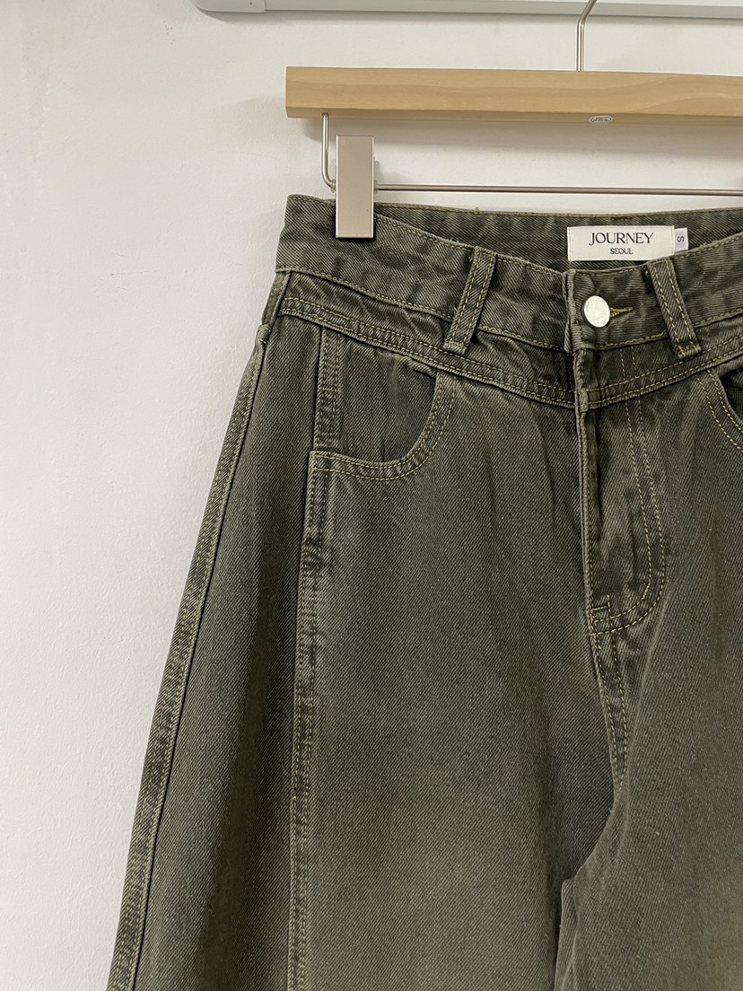 JOURNEY韓國代購㊣女裝新品推薦真品人氣職業休閑牛仔褲口袋JOURNEY牛仔褲