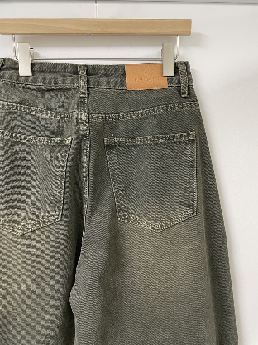 JOURNEY韓國代購㊣女裝新品推薦真品人氣職業休閑牛仔褲口袋JOURNEY牛仔褲