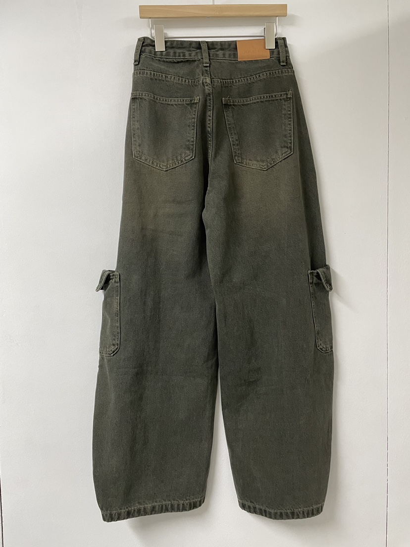 JOURNEY韓國代購㊣女裝新品推薦真品人氣職業休閑牛仔褲口袋JOURNEY牛仔褲