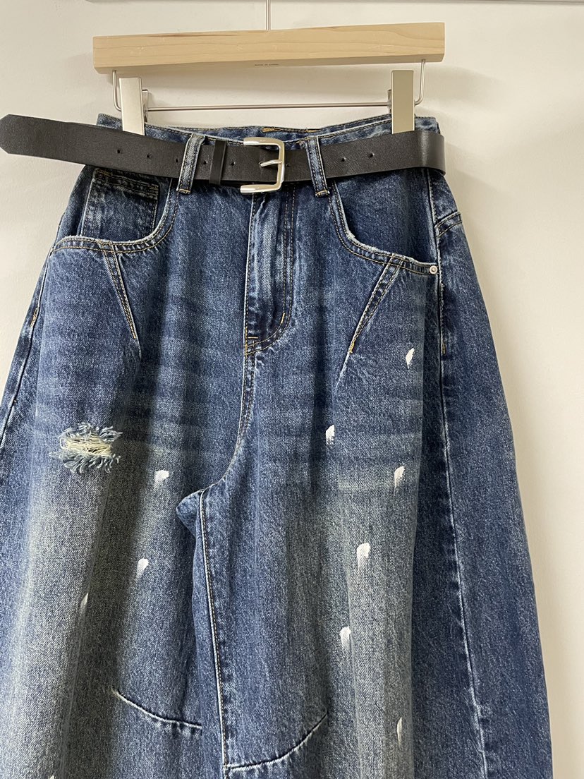 JOURNEY韓國直郵㊣女士新款休閑真品熱賣25秋冬牛仔褲不含腰帶JOURNEY牛仔褲