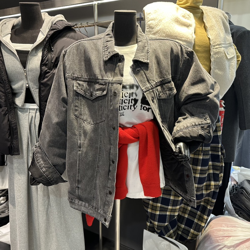 EL BOSQUE韓國直郵㊣女裝新款人氣時尚熱賣夾克兩面穿雙面EL BOSQUE夾克圖色1