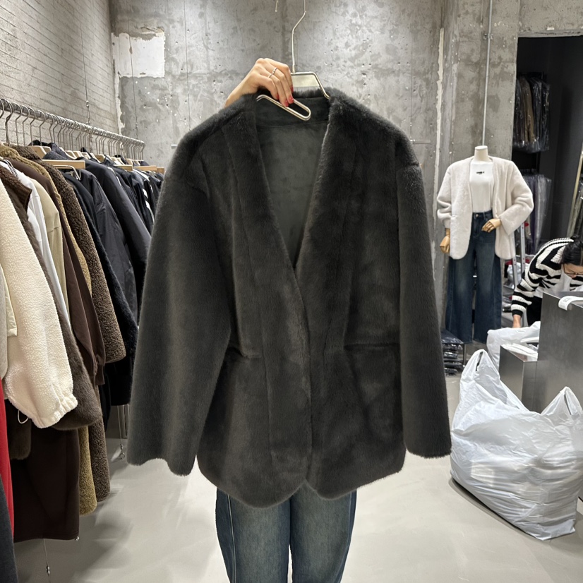 JUNI東大門㊣實拍女裝新品職業休閑真品熱賣25秋冬推薦夾克my juni夾克圖色3