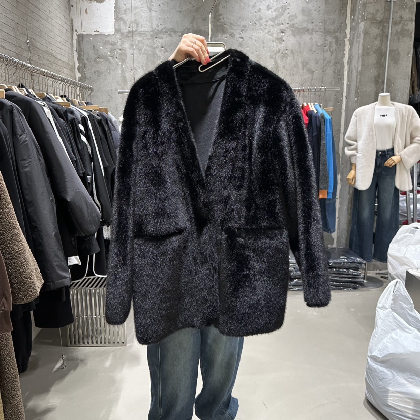 JUNI東大門㊣實拍女裝新品職業休閑真品熱賣25秋冬推薦夾克my juni夾克圖色4