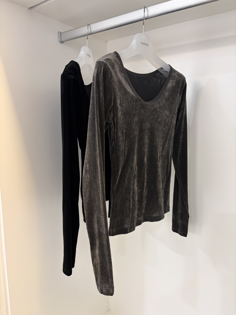 NORMAL東大門㊣代購女裝新款真品25秋冬熱賣人氣推薦長袖T恤NORMAL長袖T恤