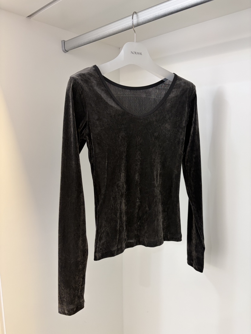 NORMAL東大門㊣代購女裝新款真品25秋冬熱賣人氣推薦長袖T恤NORMAL長袖T恤圖色1