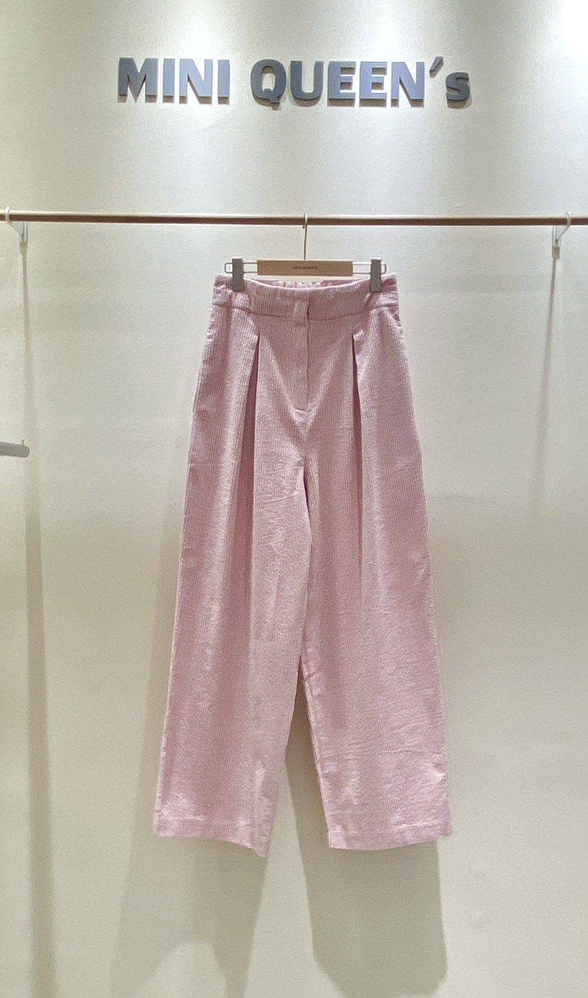 MINIQUEENS東大門㊣代購女士新款休閑25秋冬時尚真品休閑褲MINIQUEENS休閑褲圖色2