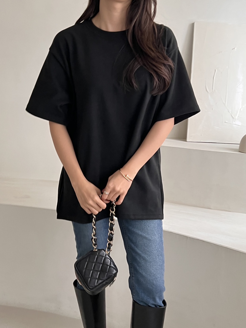 DEMAR東大門㊣實拍女士新品時尚人氣25秋冬休閑職業真品T恤DEMART恤