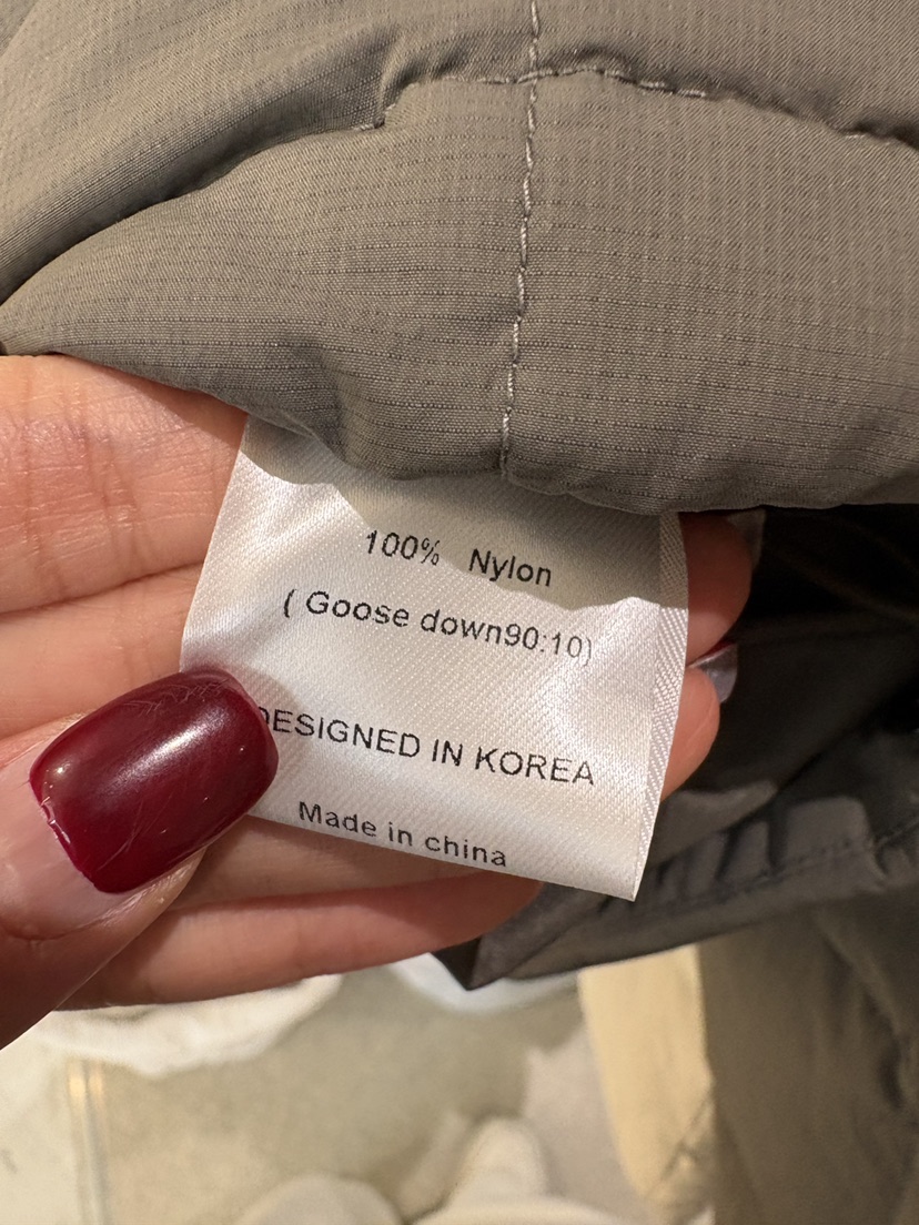 LIMED SPRUCE韓國代購㊣女裝新品25秋冬時尚短款羽絨服填充Limed Spruce短款羽絨服