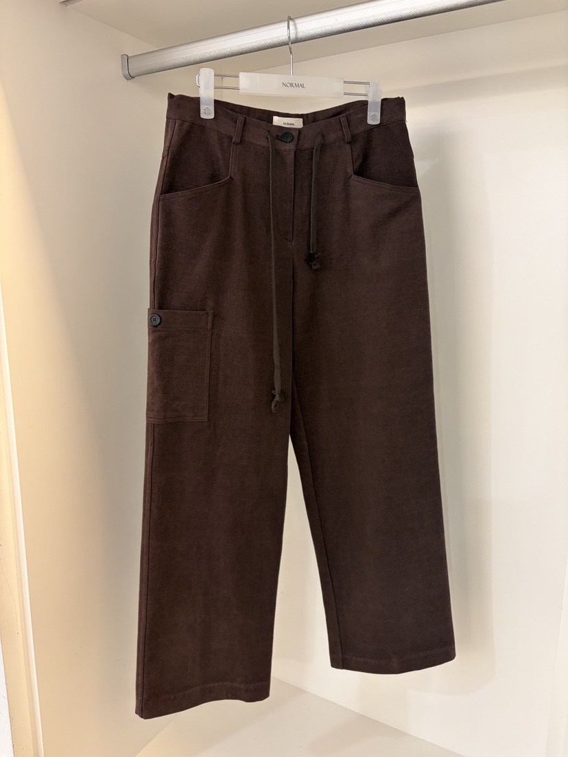 NORMAL韓國代購㊣女裝新款25秋冬時尚職業休閑真品熱賣休閑褲NORMAL休閑褲圖色1