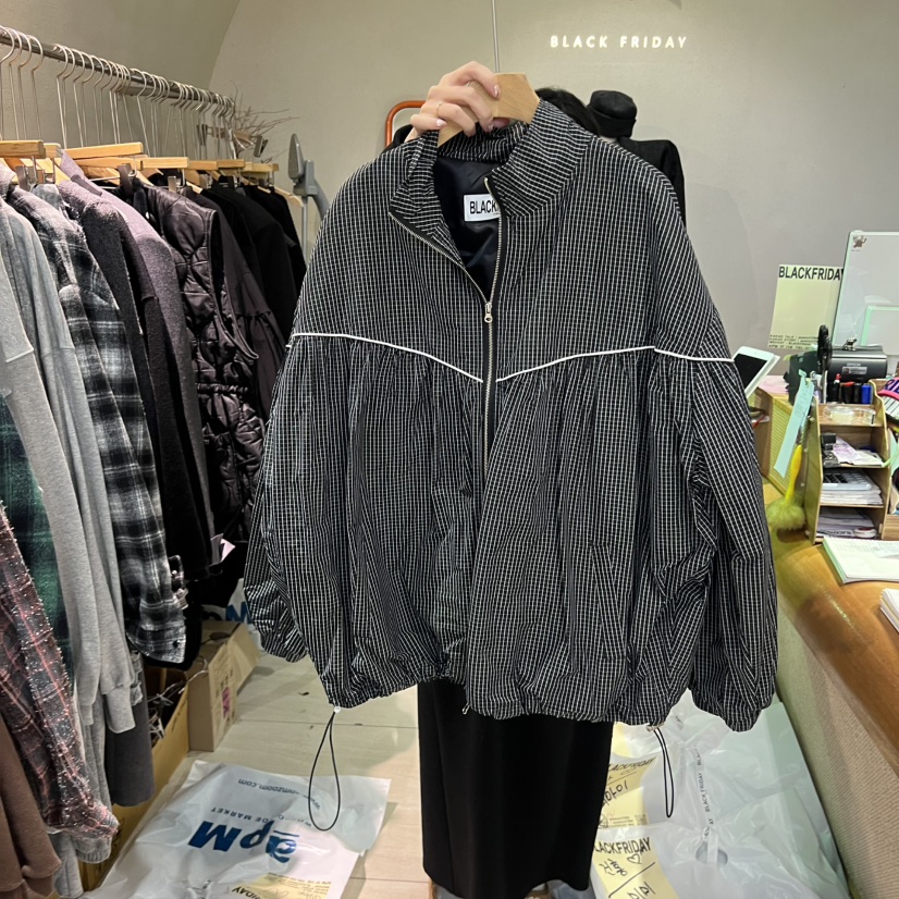 BLACKFRIDAY韓國代購㊣女士新款時尚人氣25秋冬真品休閑夾克BLACK FRIDAY夾克