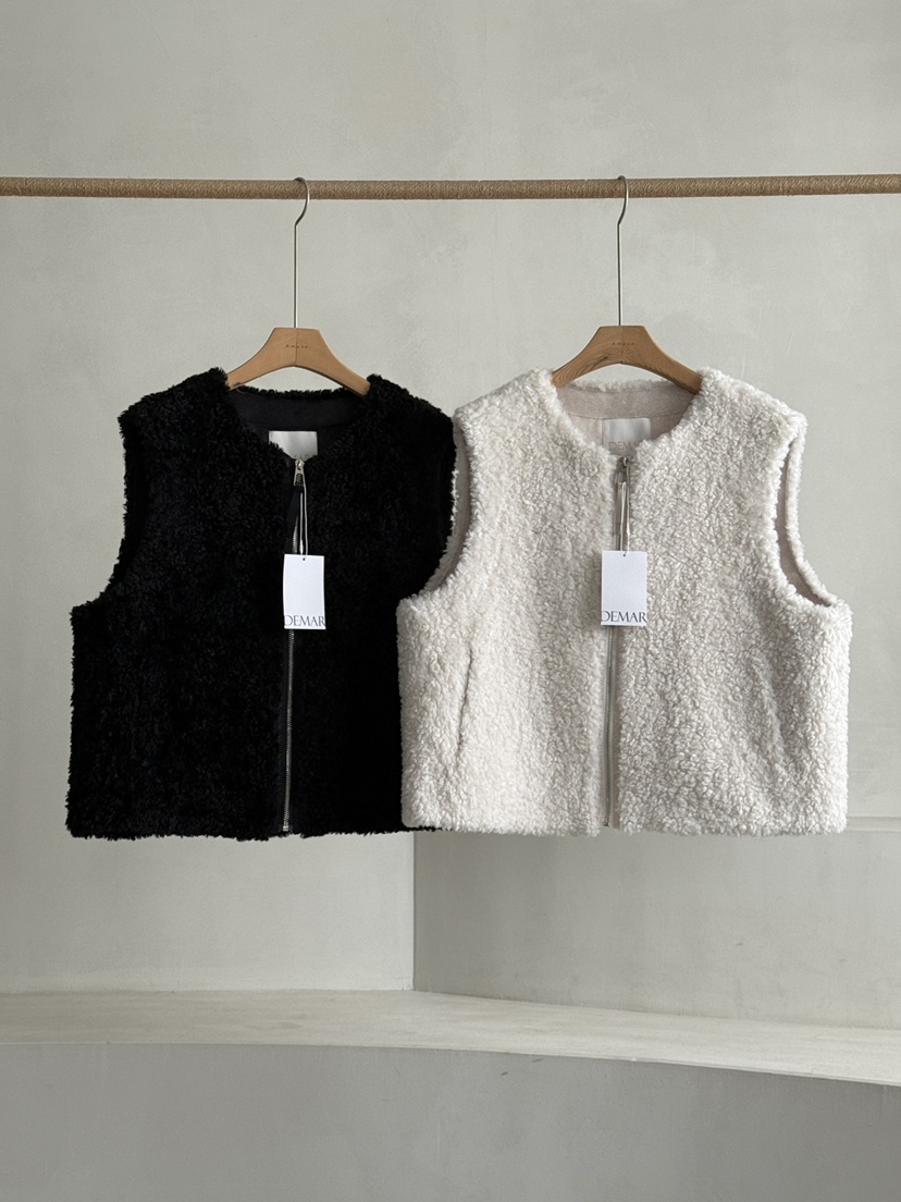 DEMAR東大門㊣代購女士新款熱賣推薦人氣真品馬甲不含內搭羊毛DEMAR馬甲