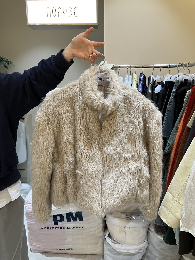 NOFYBE東大門㊣直郵女士新款職業休閑人氣真品推薦夾克皮草NOFYBE夾克