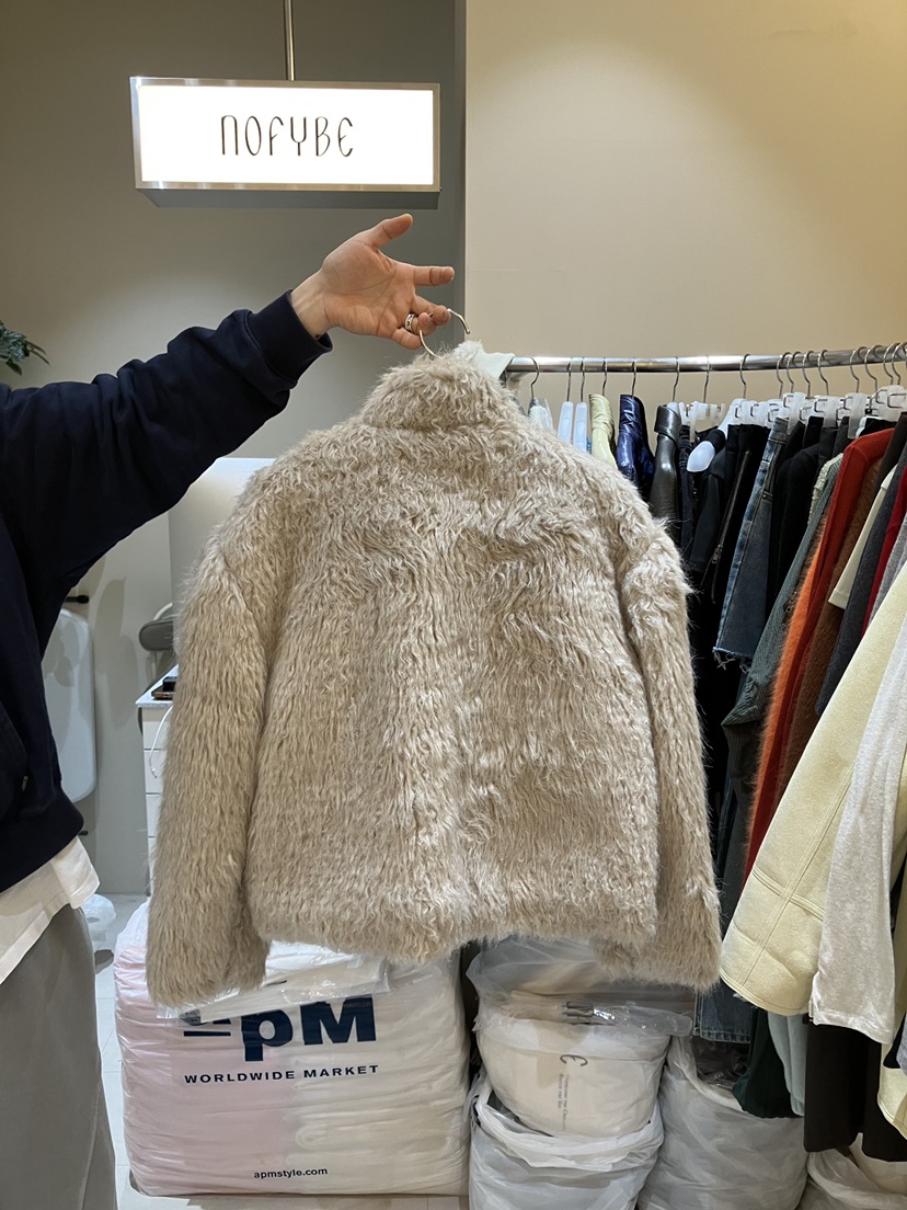 NOFYBE東大門㊣直郵女士新款職業休閑人氣真品推薦夾克皮草NOFYBE夾克