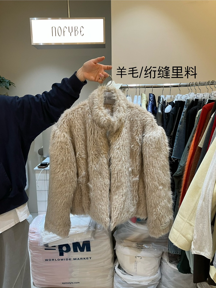 NOFYBE東大門㊣直郵女士新款職業休閑人氣真品推薦夾克皮草NOFYBE夾克圖色1