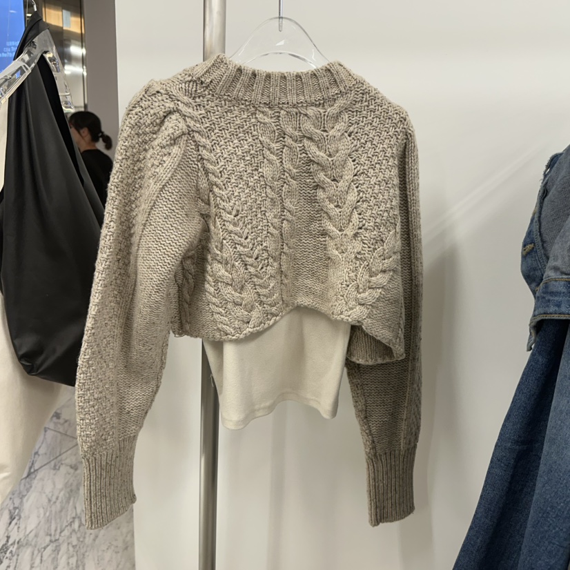 TOPDRESSING韓國代購㊣女士新品時尚熱賣真品毛衣不含內搭開衫TOPDRESSING毛衣