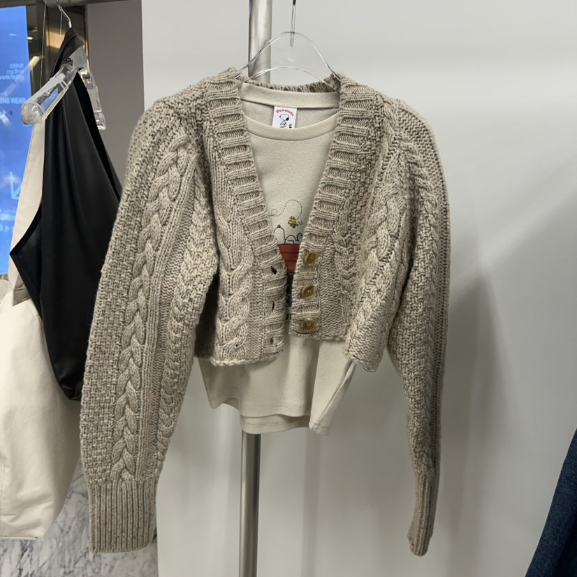 TOPDRESSING韓國代購㊣女士新品時尚熱賣真品毛衣不含內搭開衫TOPDRESSING毛衣