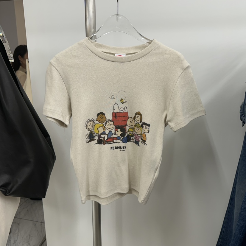 TOPDRESSING東大門㊣代購女士新品25秋冬真品推薦T恤史努比TOPDRESSINGT恤圖色2