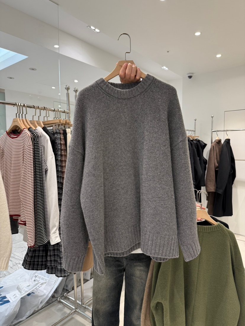 THE BRUNCH韓國直郵㊣女裝新品職業推薦時尚人氣真品25秋冬毛衣THE BRUNCH毛衣圖色2